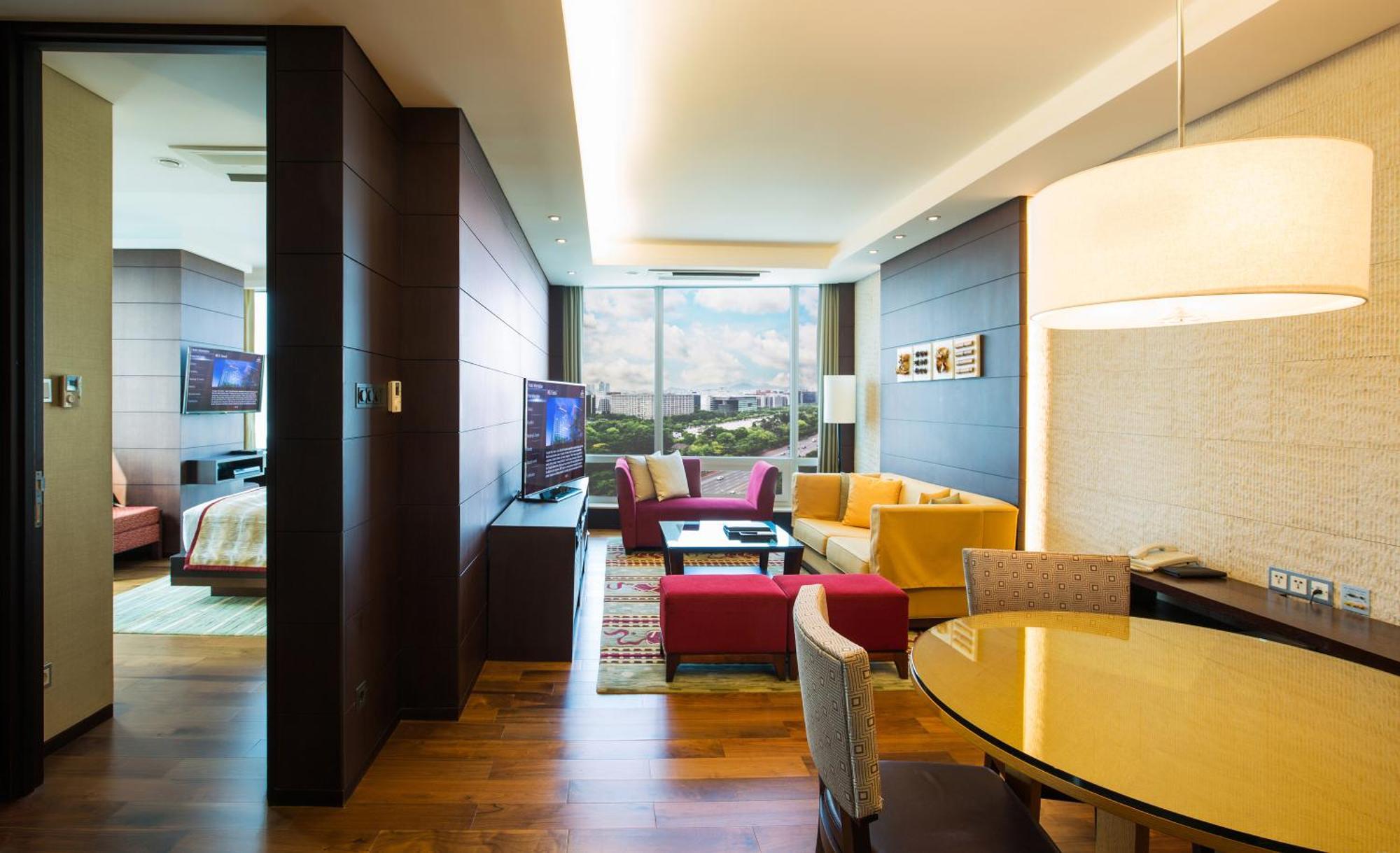 Marriott Executive Apartment Сеул Экстерьер фото