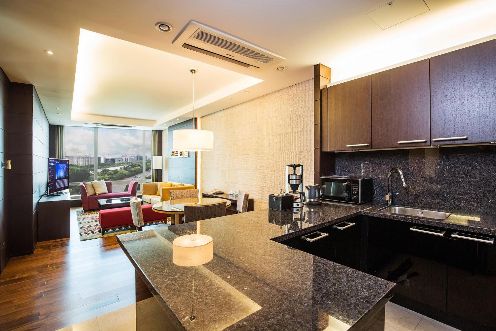 Marriott Executive Apartment Сеул Экстерьер фото