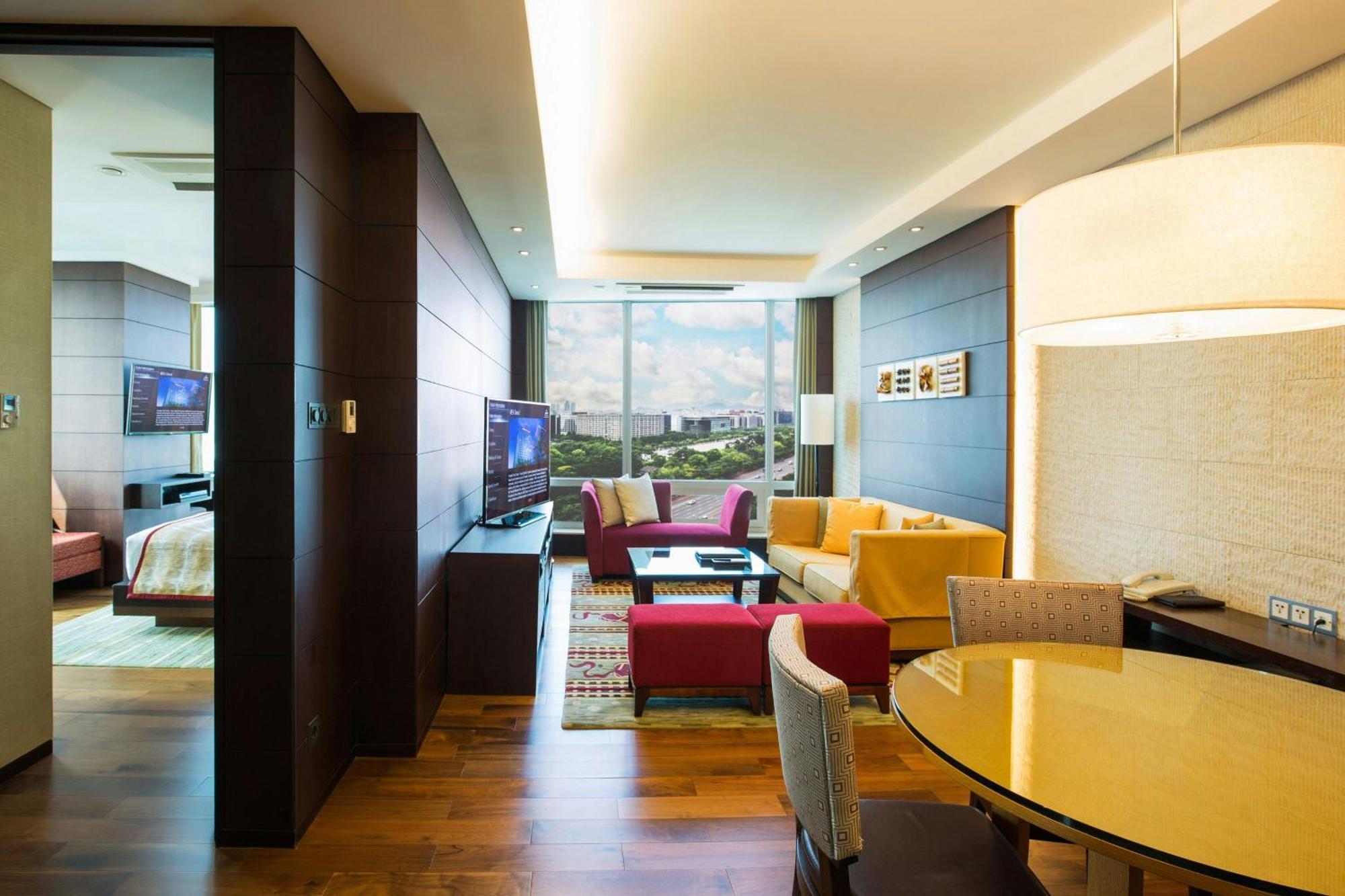 Marriott Executive Apartment Сеул Экстерьер фото